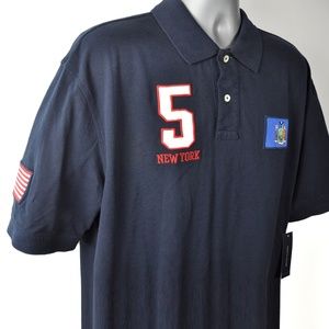 TOMMY HILFIGER Polo 5 NY USA XL NWT
